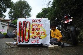 SOI- 1400000- NEPAL- URBAN REFUGEE PROTEST- KATHMANDU, 28 JUN- 2022